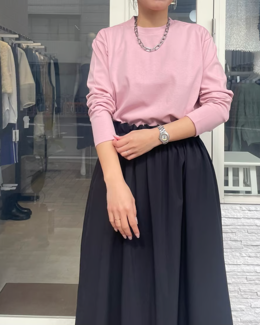 バックスリットロンT