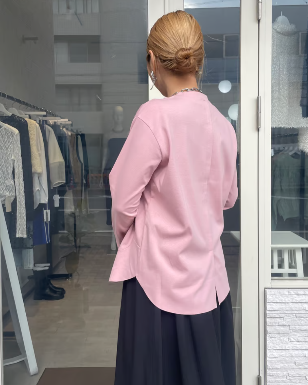 バックスリットロンT