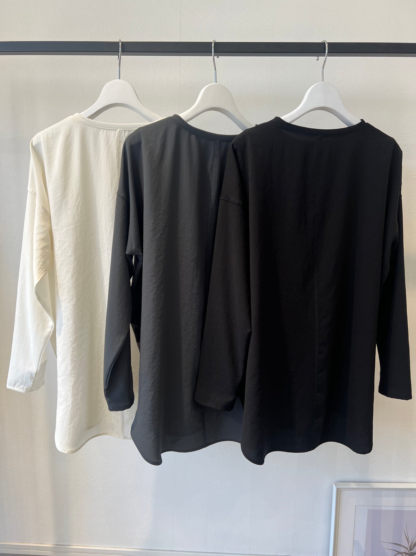 ストレッチシフォンカットソー