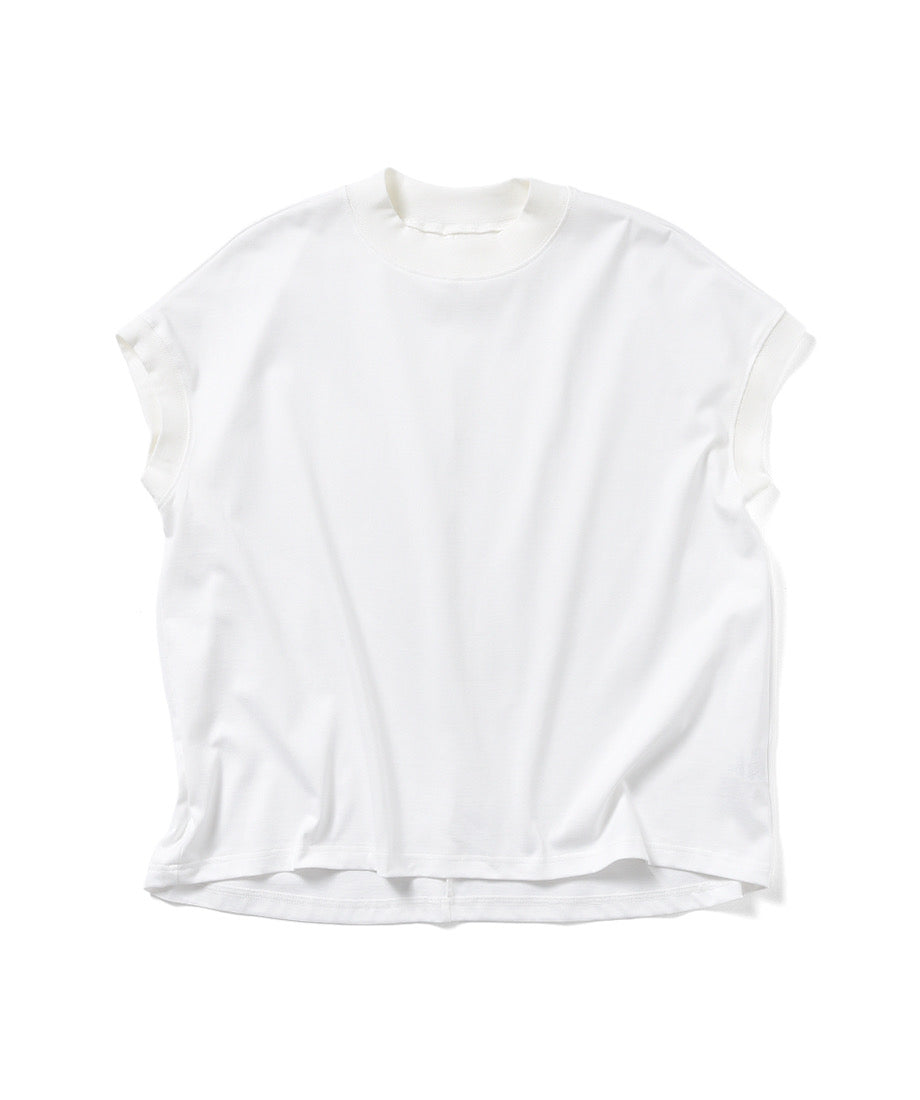 モックネックTシャツ