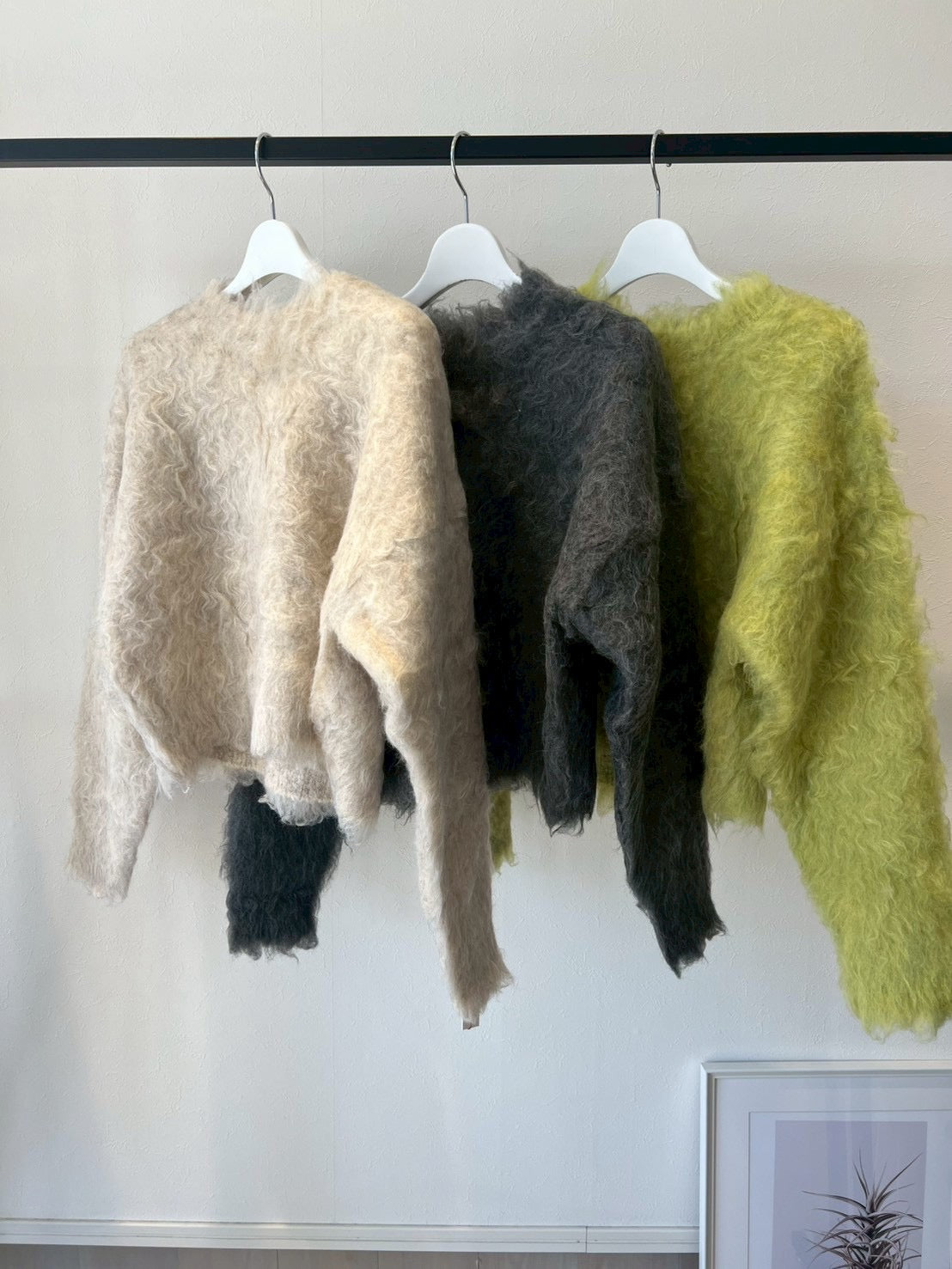 シャギーニットプルオーバー