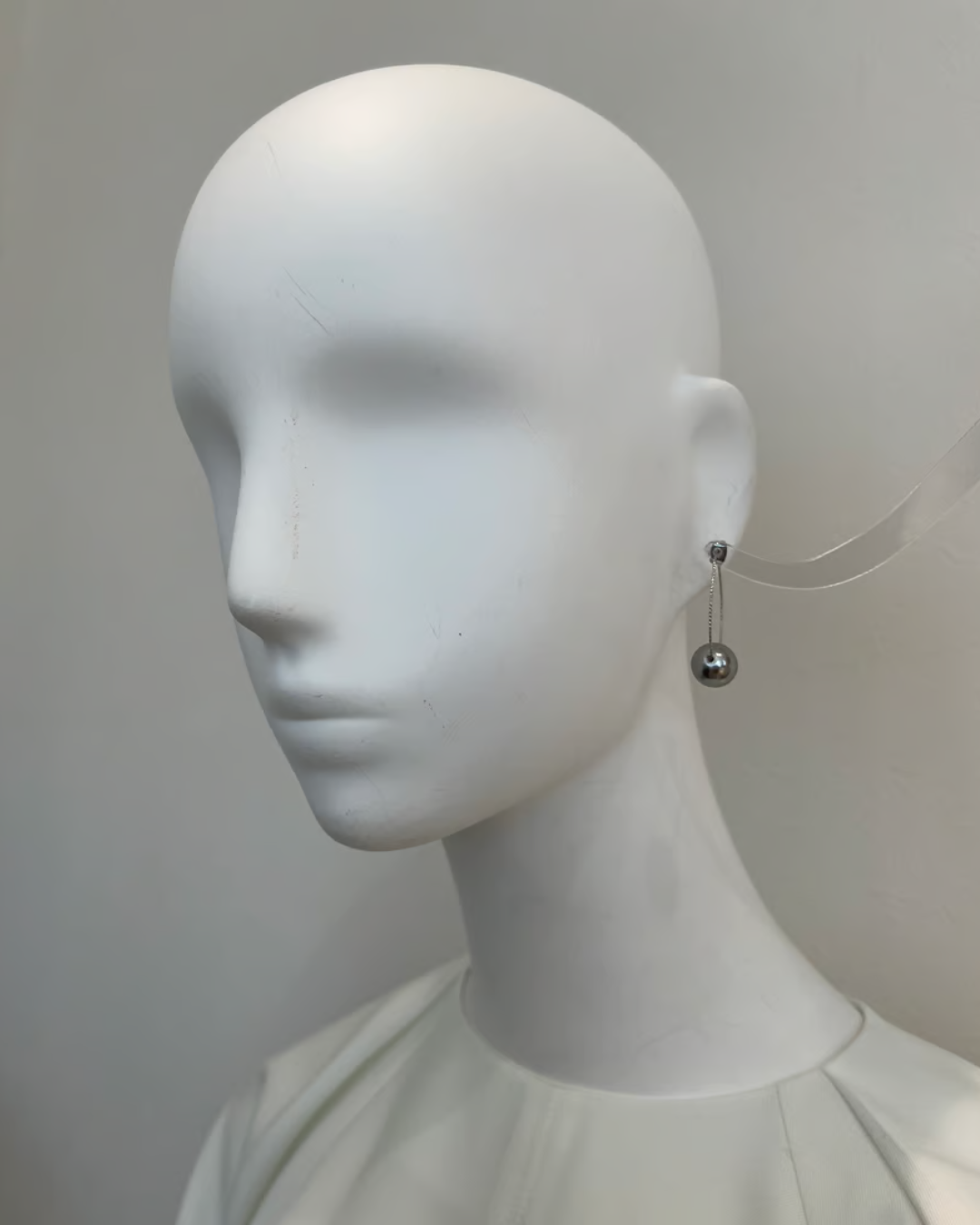 パールフープピアス