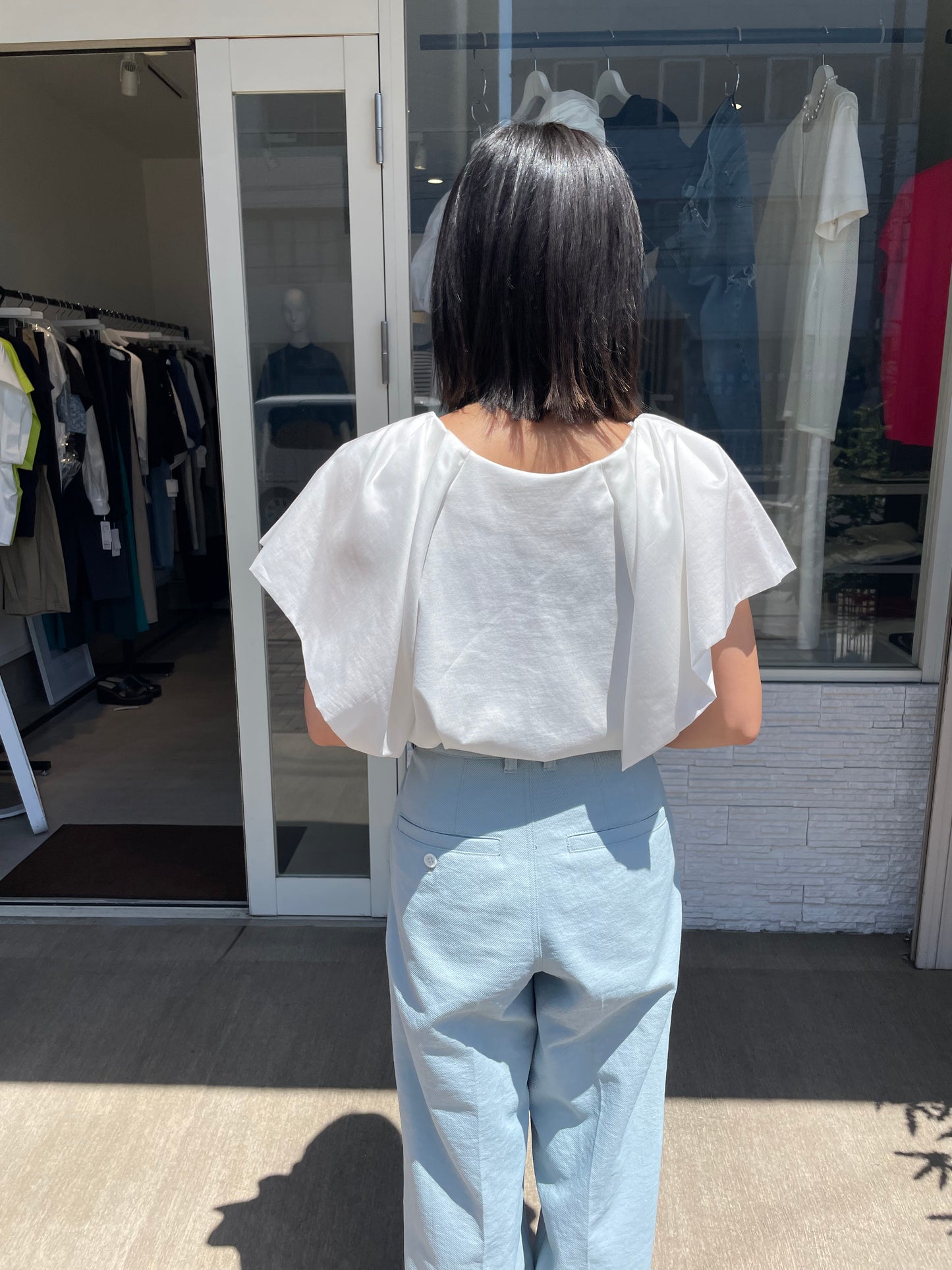 ドッキングフリルTシャツ
