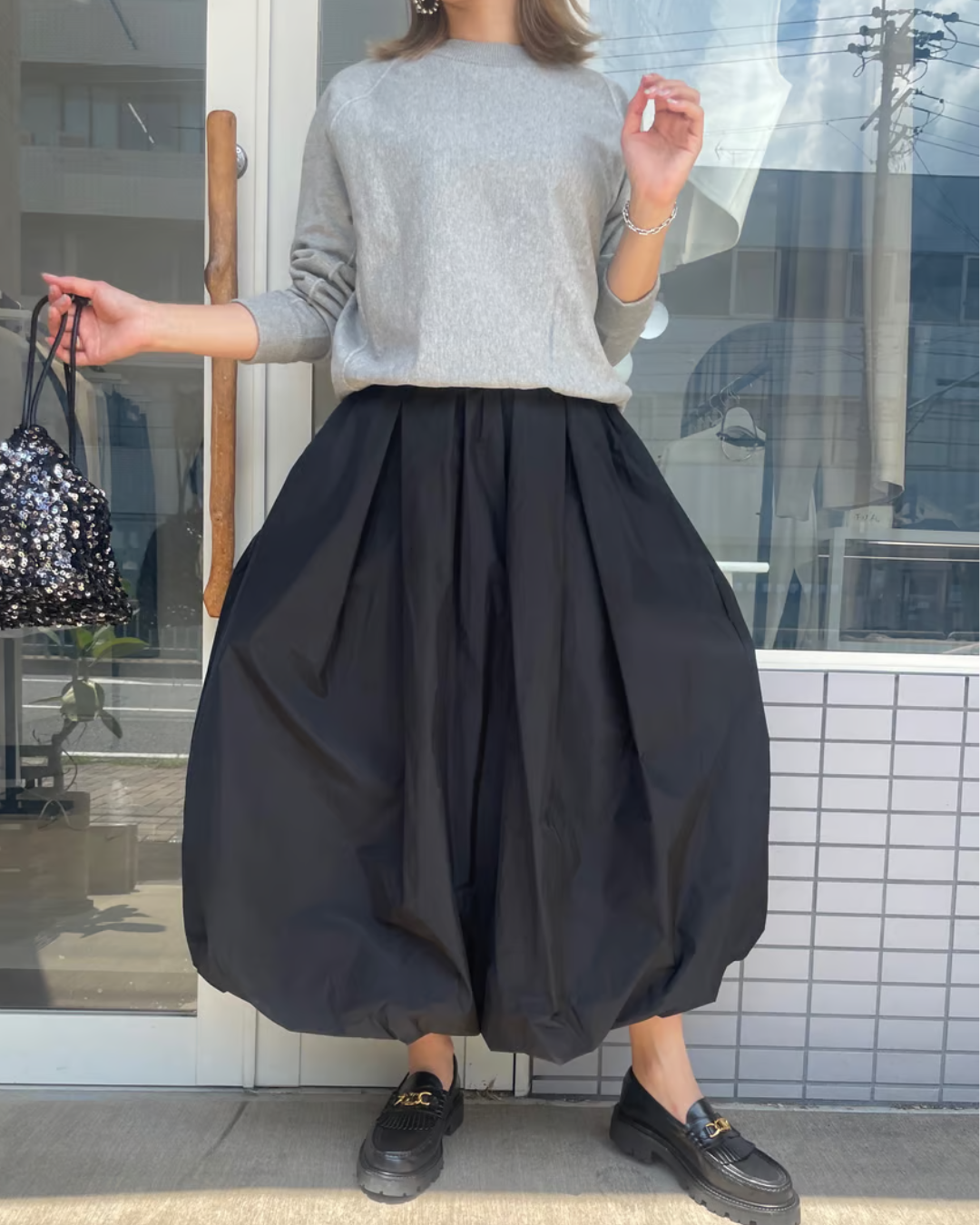 タフタバルーンスカート