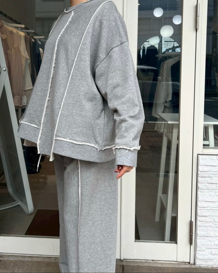 カットオフラインスウェットパンツ