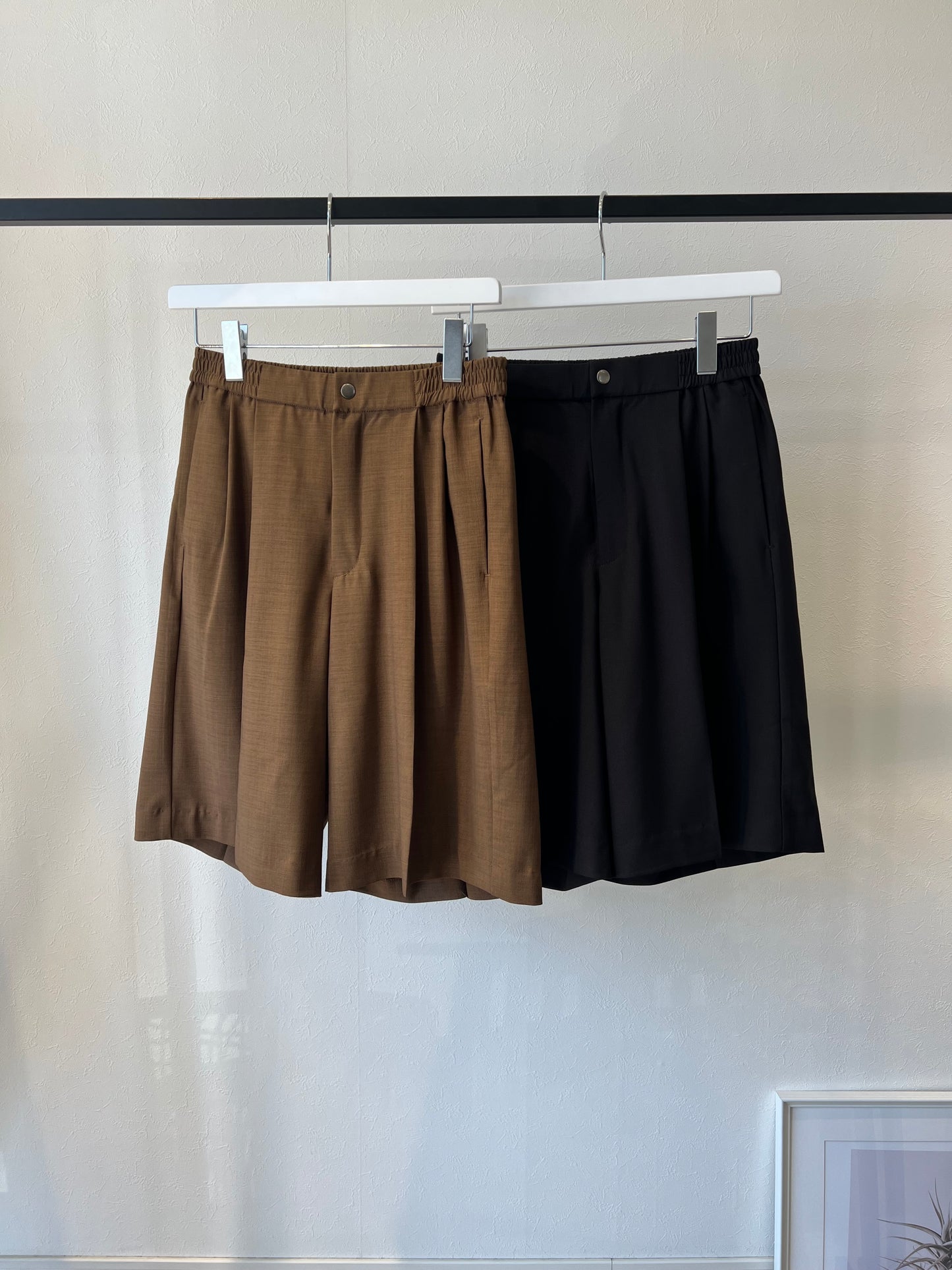 タックハーフパンツ