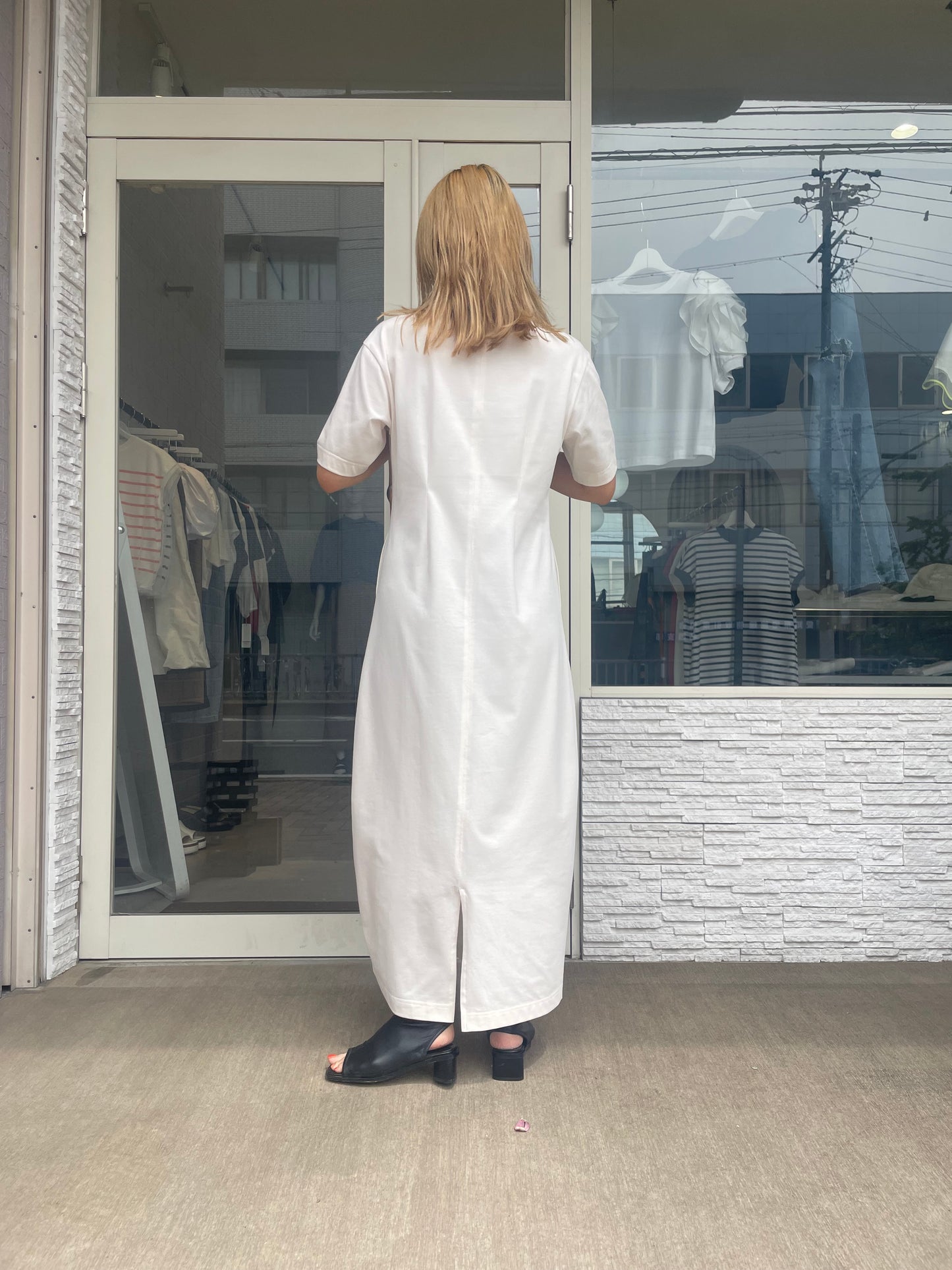 ウエストダーツワンピース