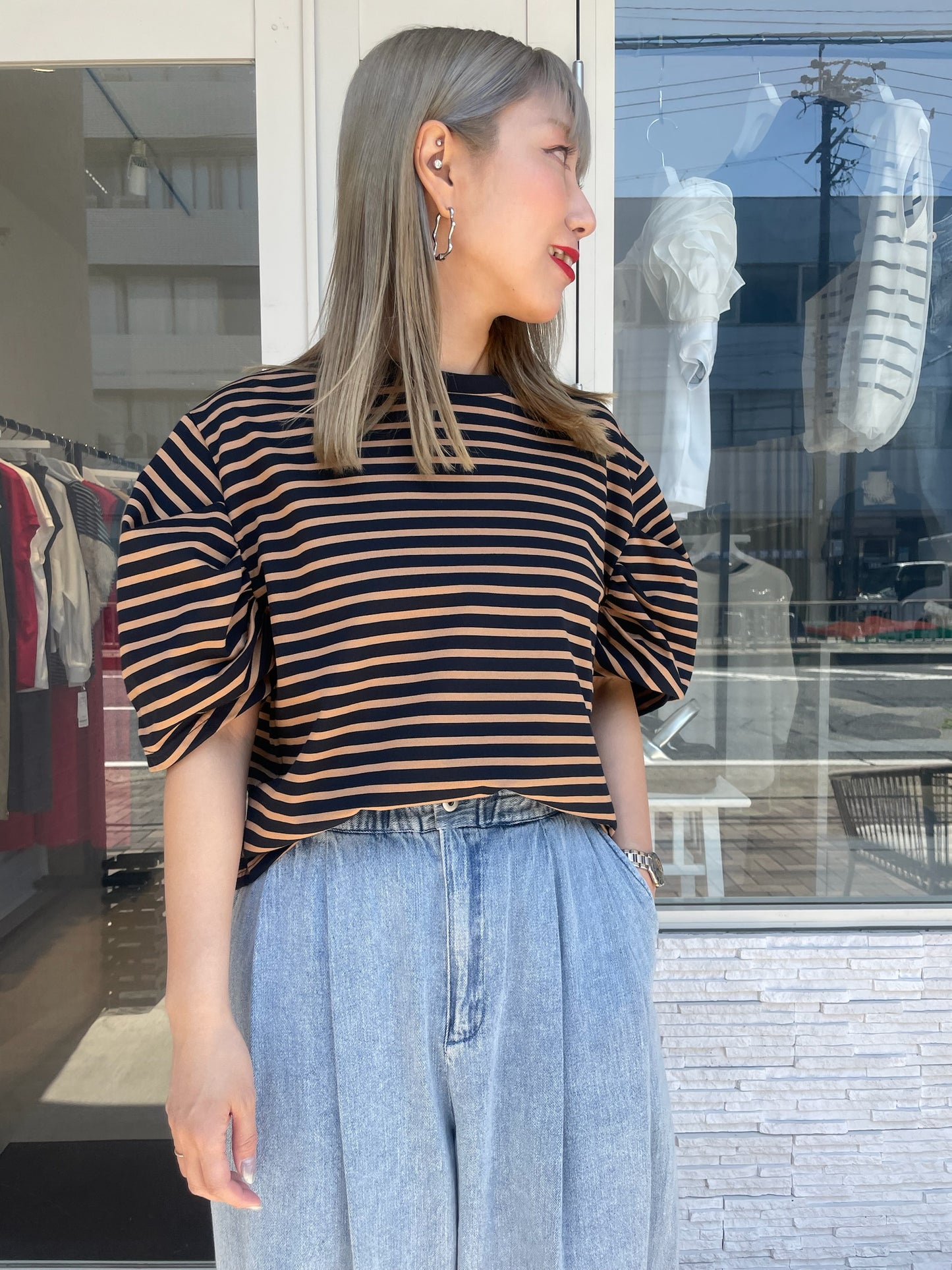 【再入荷】リラクシータックデニム