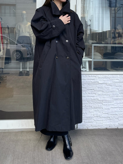 スタンドカラースプリングコート