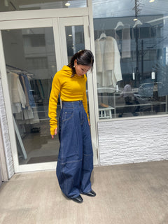 ハイウエストボリュームデニム