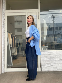 ボリュームスリーブブラウス