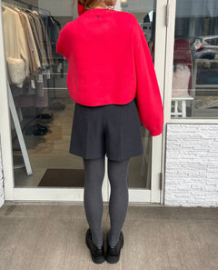 ♡コットンショートニット