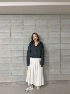 logo sweat zip hoodie