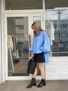 ボリュームスリーブブラウス