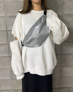 cut out sweat pullover