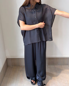 メッシュシアーシャツ