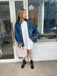 オーバーデニムジャケット
