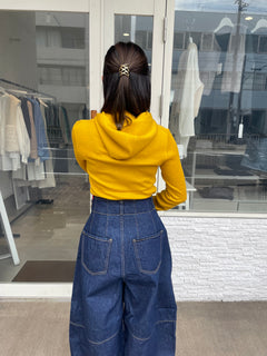 ハイウエストボリュームデニム