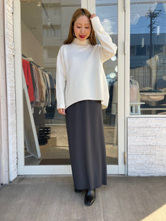 【新色追加！】ウール100%オフタートルニット