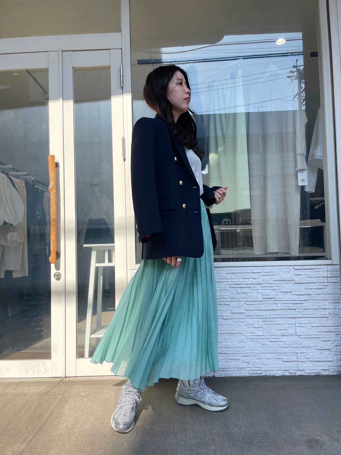 ランダムプリーツスカート