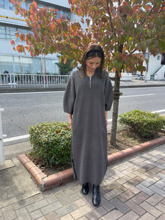 コクーンニットワンピース