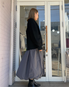 ロングスリーブドッキングバルーンワンピース