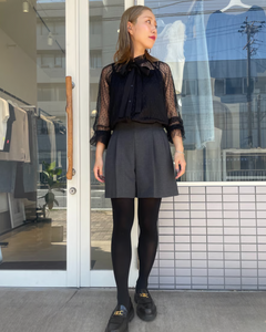 タックショートパンツ