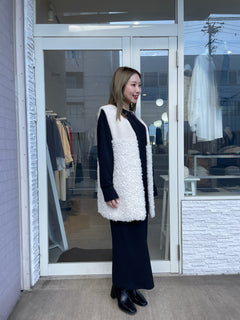 ジョーゼットロングワンピース