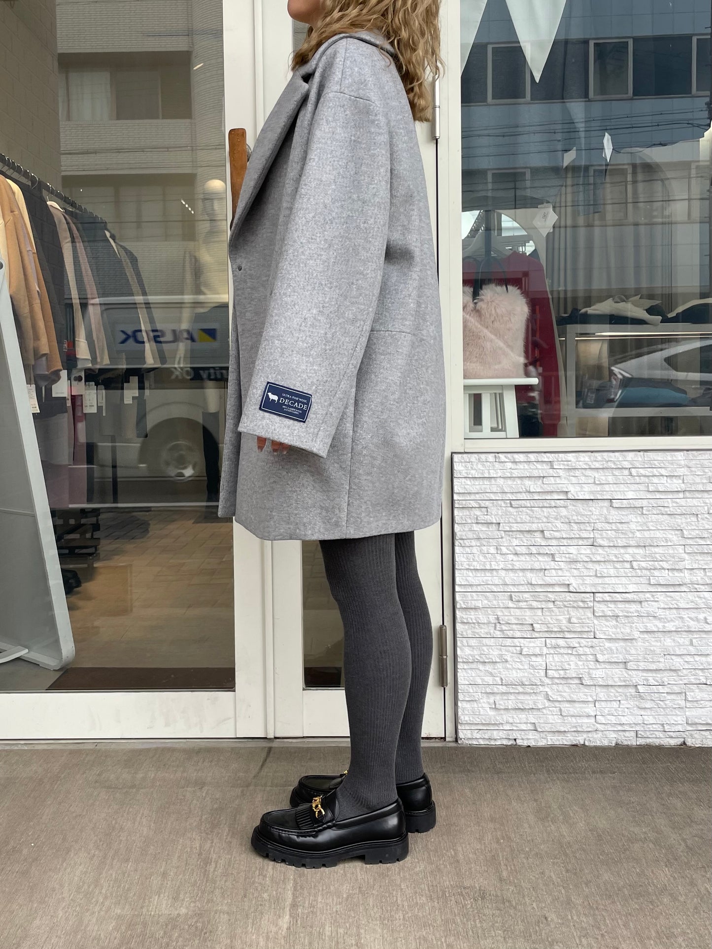 スーパー140 ウールオーバーコート