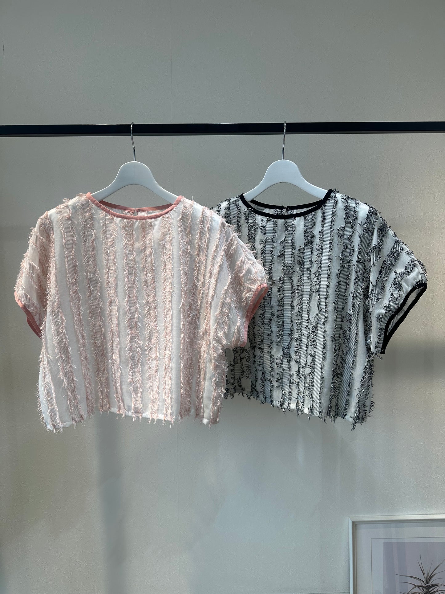 ジャガードブラウス