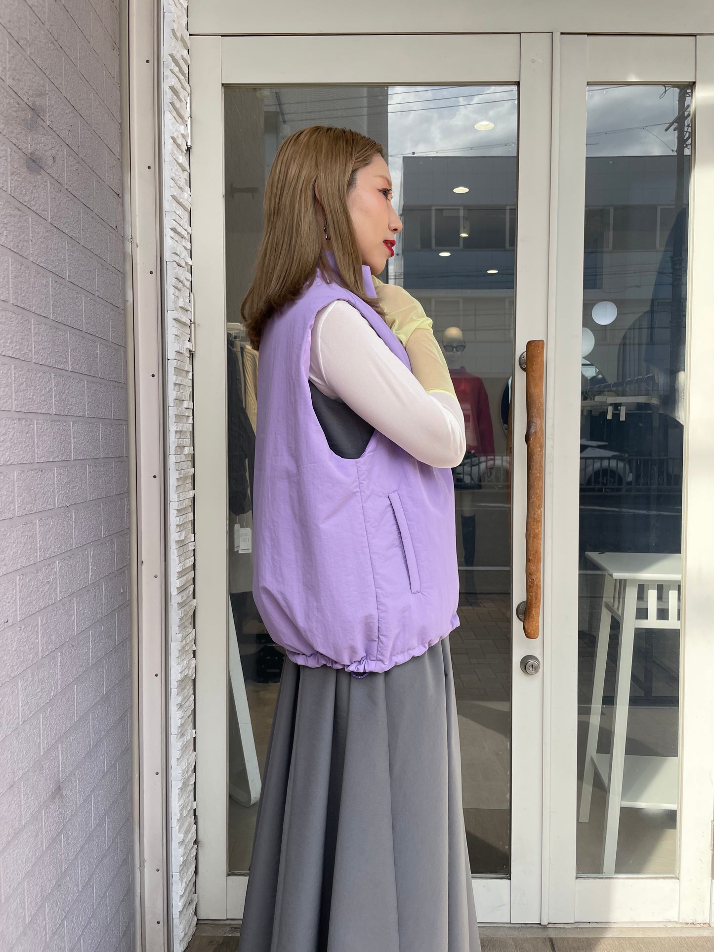 カラーパファーベスト