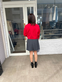 クロップドカーディガン