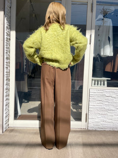 シャギーニットプルオーバー