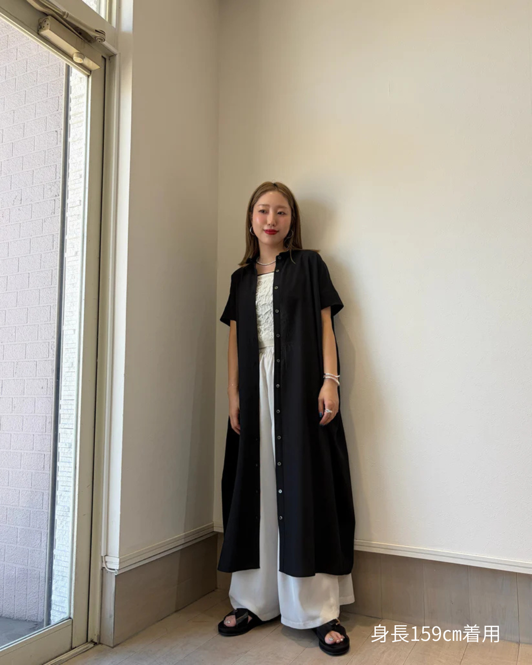 シャツワンピース