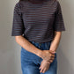 コンパクトサマーボーダーニット