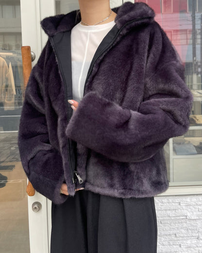 フェイクミンクファーブルゾン
