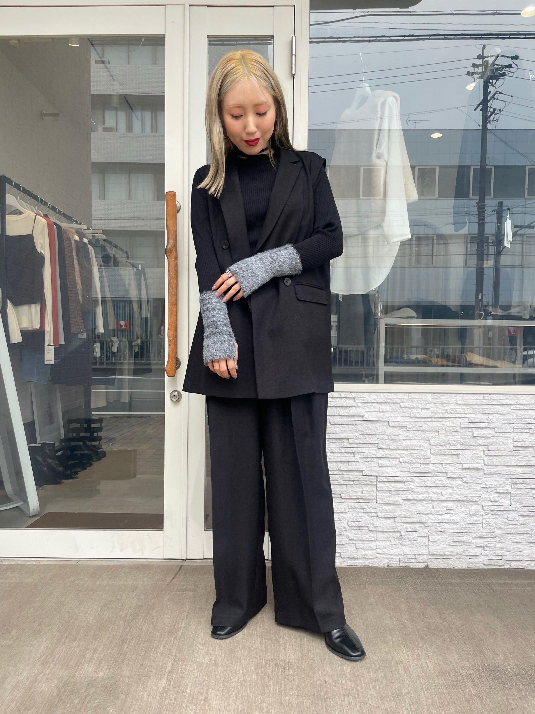 FINESSExGOOD ENOUCH パンツ L FINESIXXX / STANDARD CUSTOM WORK PANTS - BLACK | UZ.UZ COMPANY