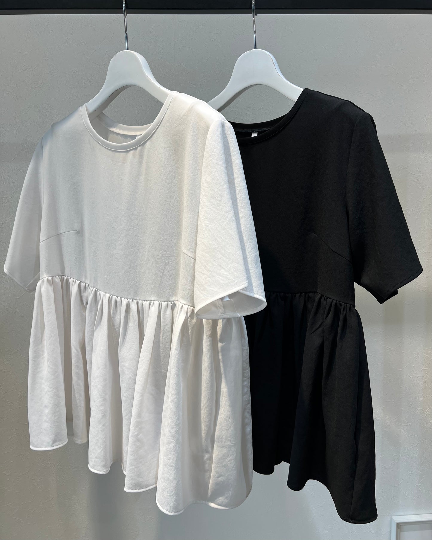 ストレッチシフォンフリルブラウス