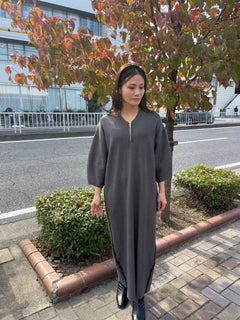 コクーンニットワンピース