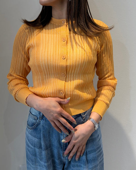 ランダムリブカーデ