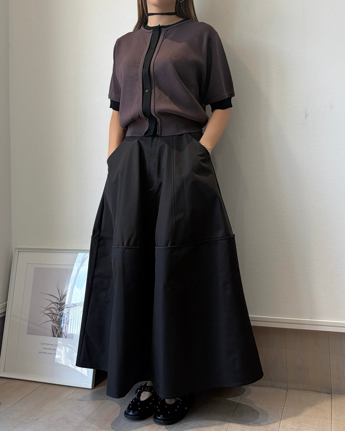 ランタンマキシスカート