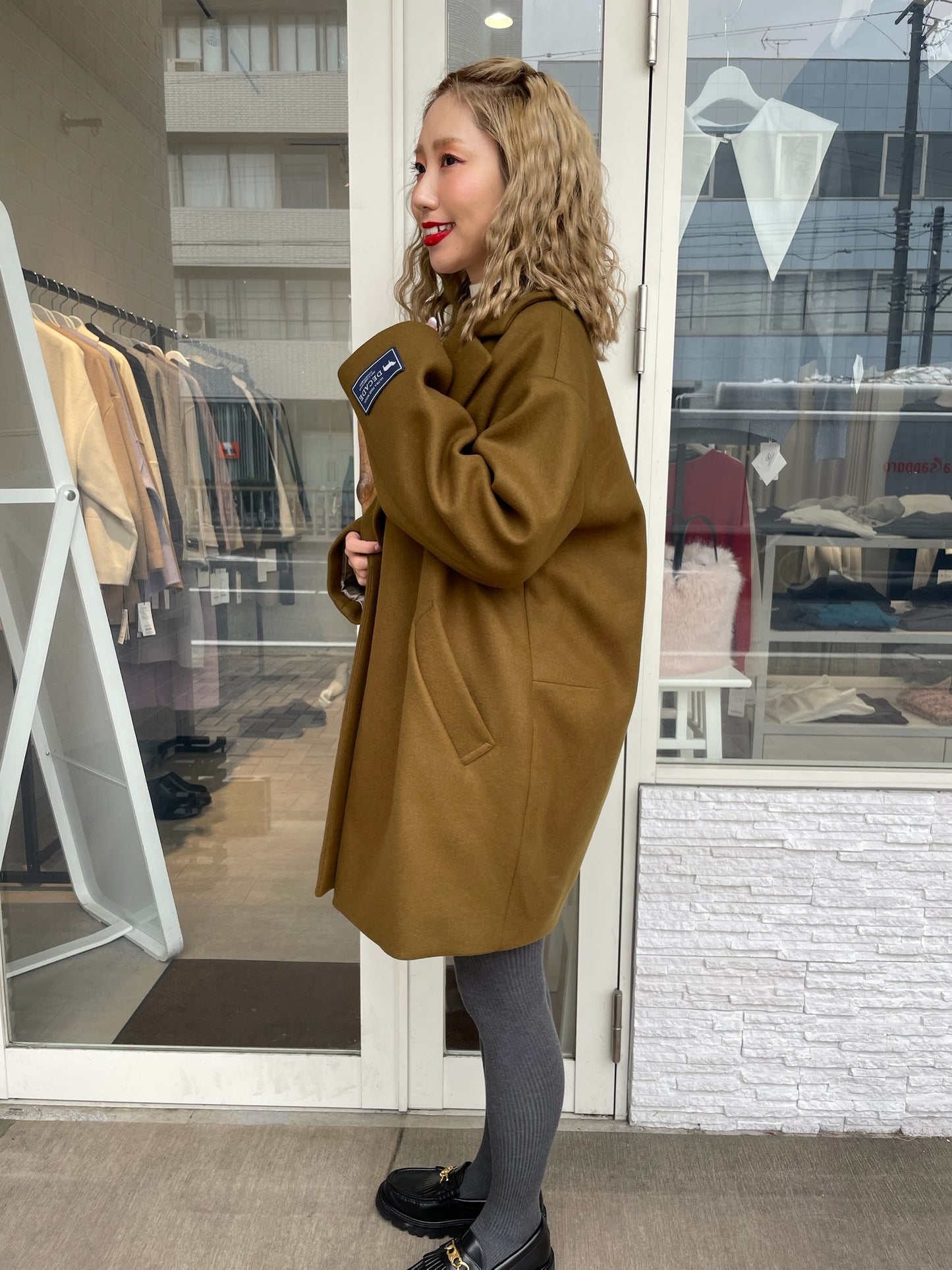 スーパー140 ウールオーバーコート