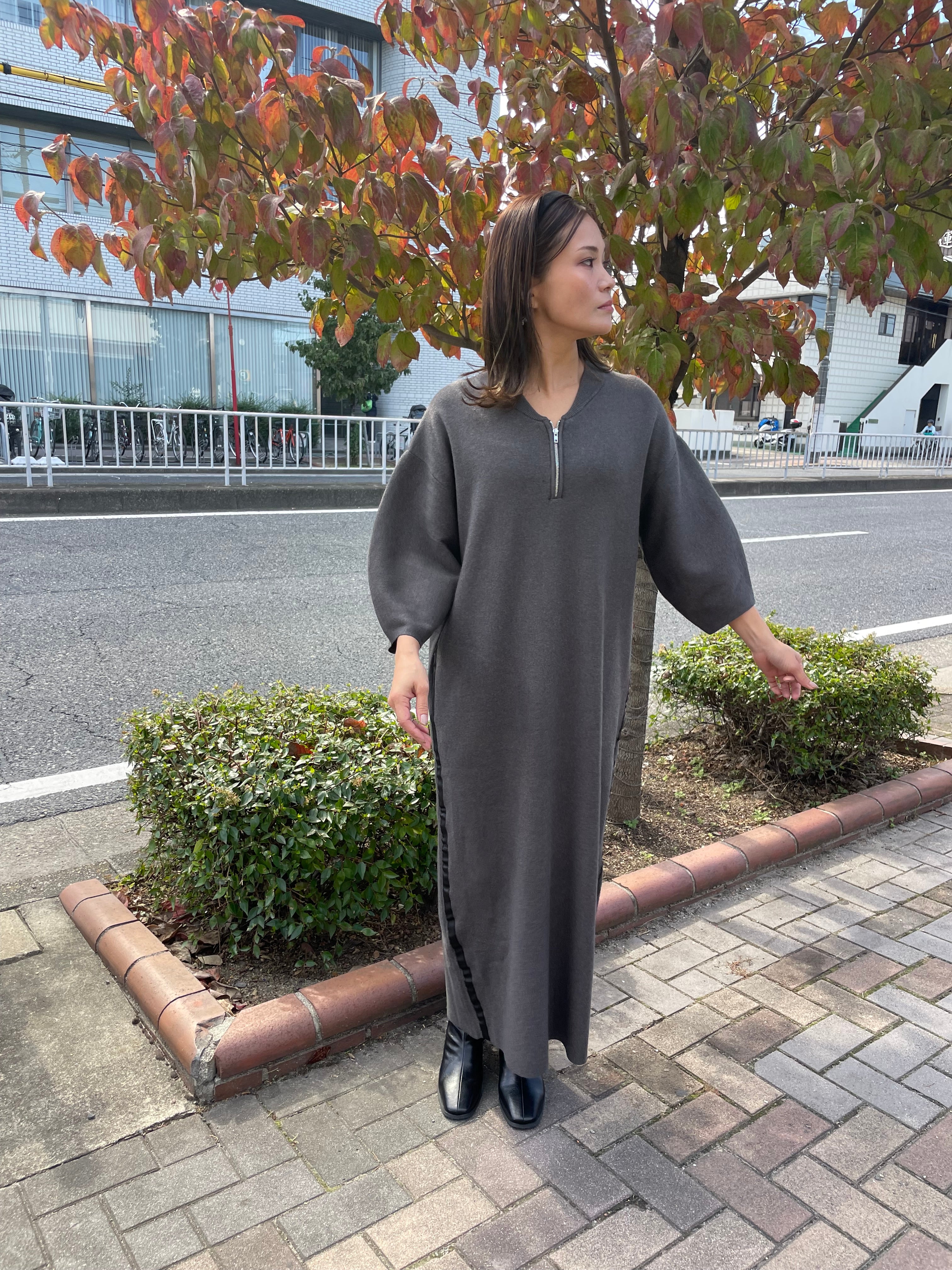 【プラスオトハ】コクーンニットワンピース コクーンニットワンピース – SETiA online