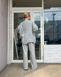 カットオフスウェットプルオーバー