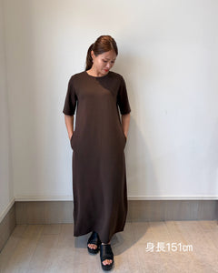 接触冷感Tシャツワンピース
