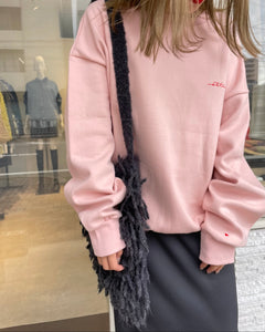 ニットフリンジバッグ