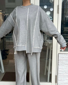 カットオフスウェットプルオーバー