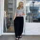 ストレッチシフォンボリュームパンツ