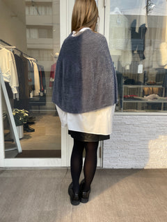 バックギャザーワイドブラウス