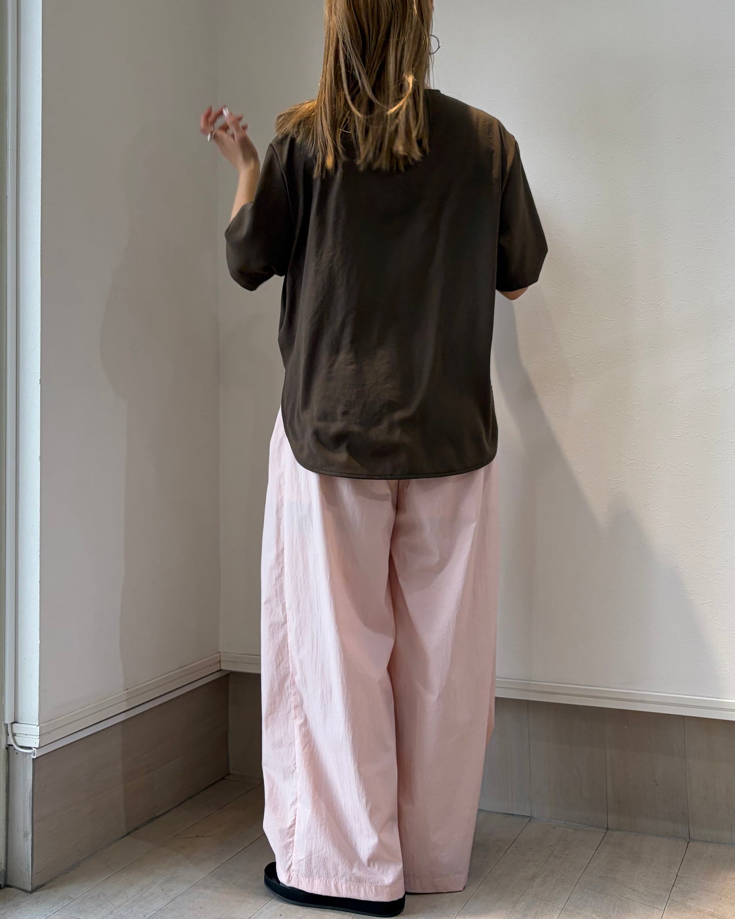 ストレッチシフォンブラウス